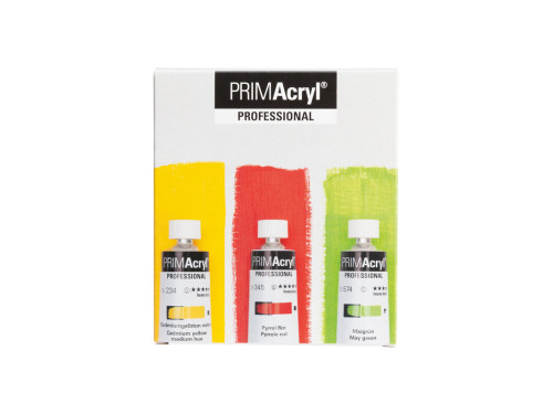 Zestaw farb akrylowych PRIMAcryl - Schmincke - 3 x 35 ml