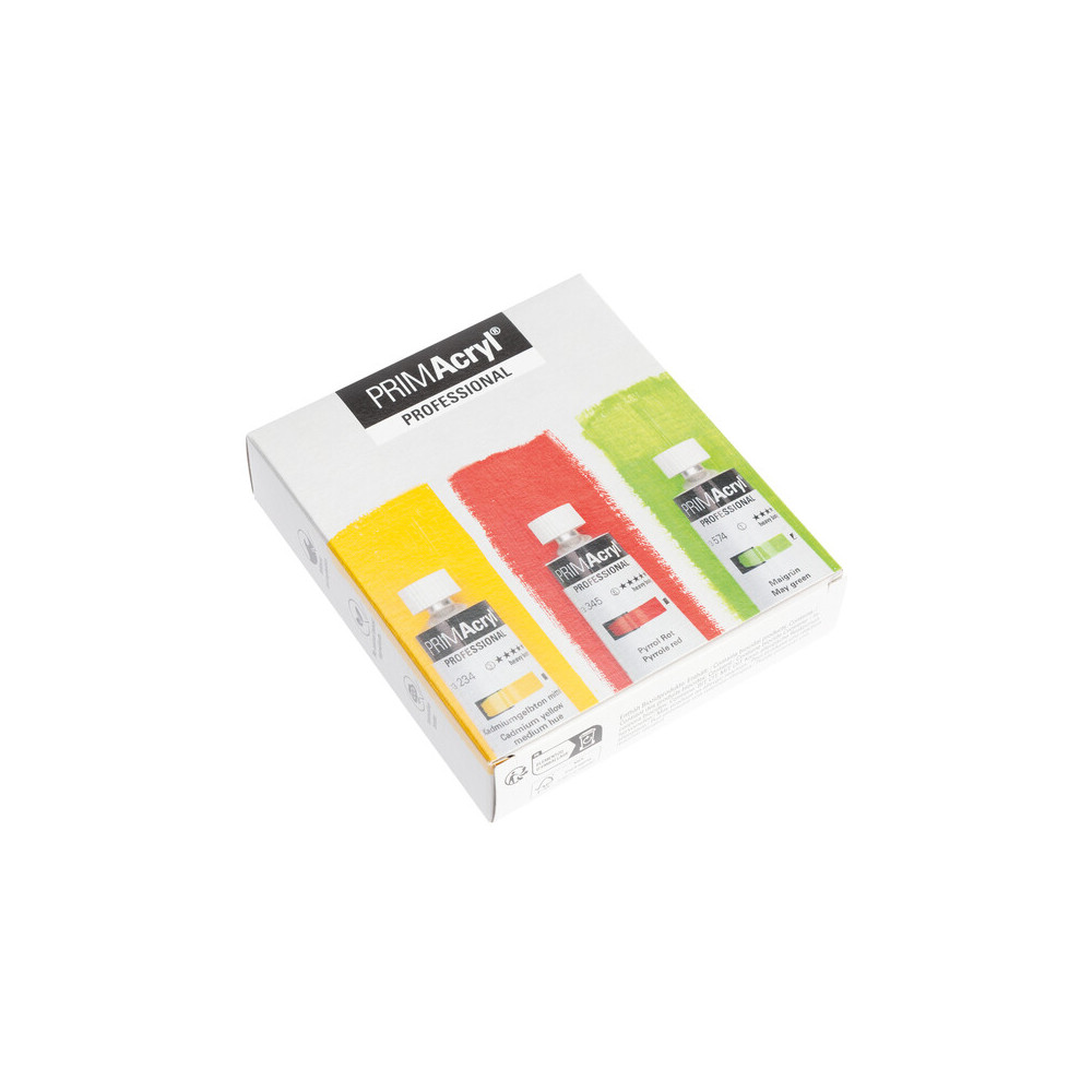 Set of PRIMAcryl professional acrylic paints - Schmincke - 3 x 35 ml