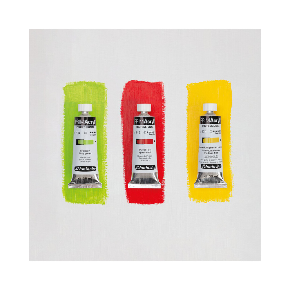 Set of PRIMAcryl professional acrylic paints - Schmincke - 3 x 35 ml