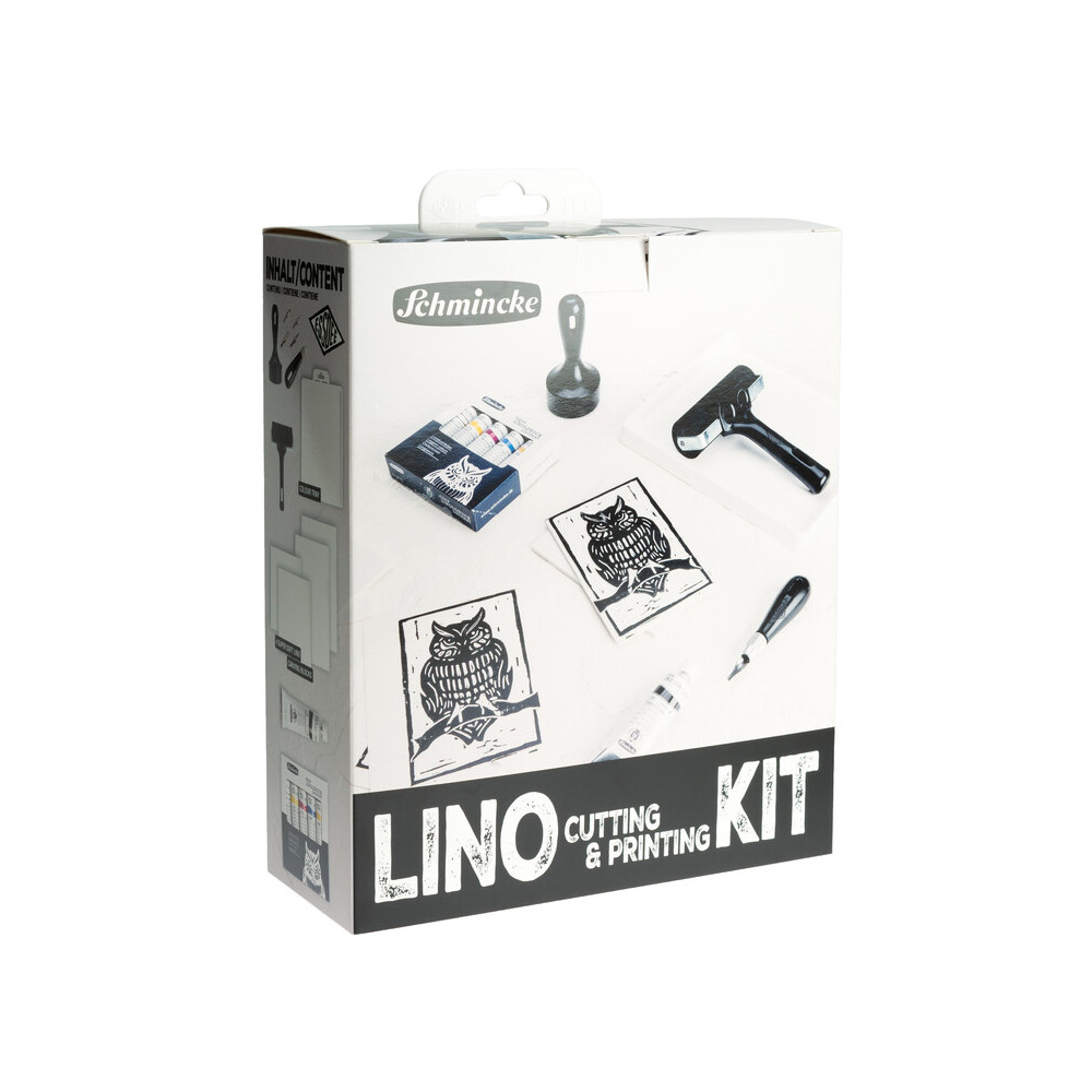 Lino Cutting and Printing Set Aqua Linoprint - Schmincke