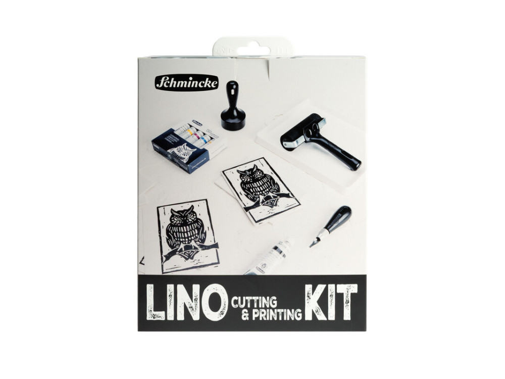 Zestaw do linorytu Cutting and Printing Aqua Linoprint - Schmincke