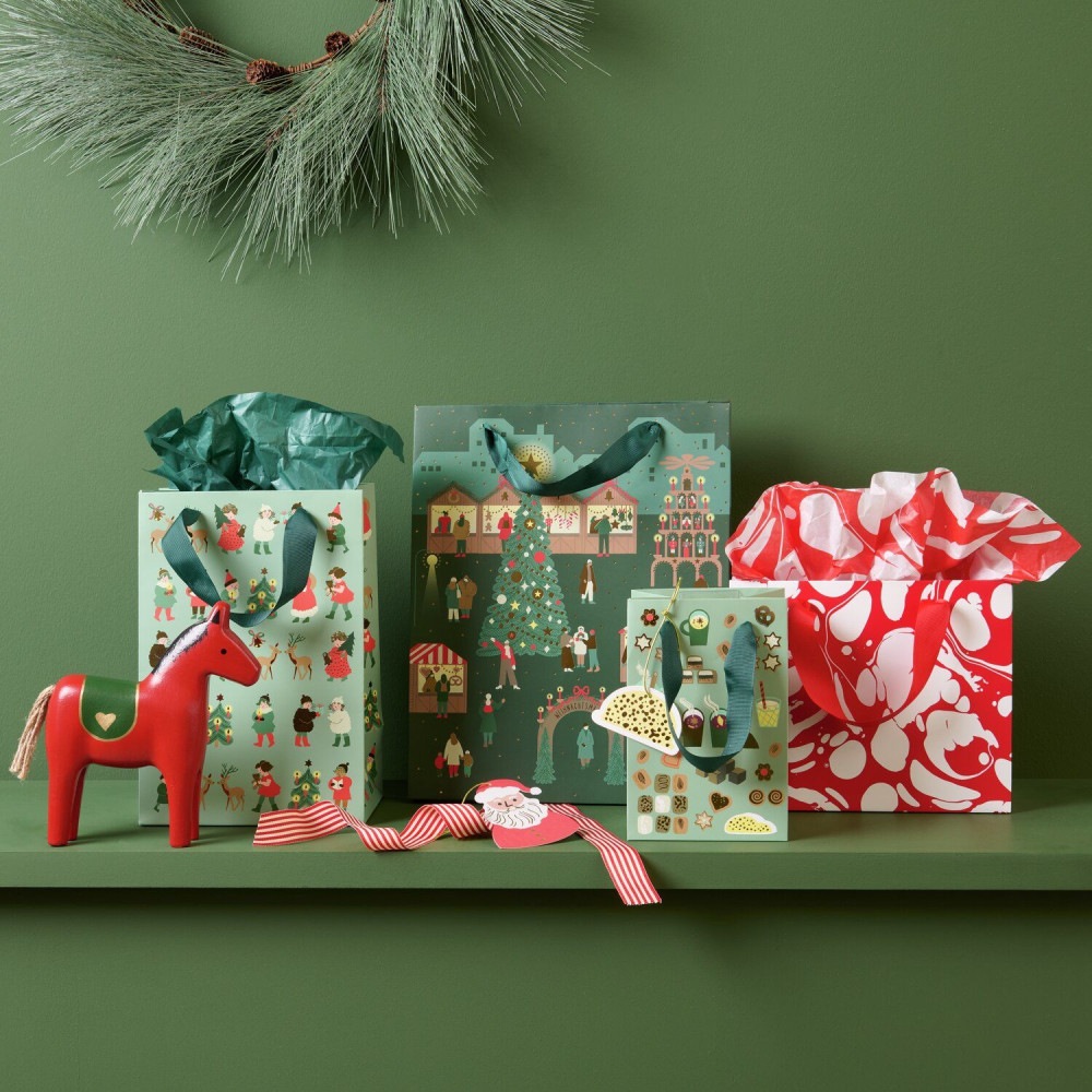 Paper gift bag Christmas Cookies - Rico Design - 12 x 18 x 10 cm