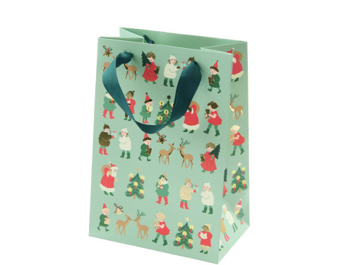 Paper gift bag Christmas Figures - Rico Design - 18 x 26 x 12 cm