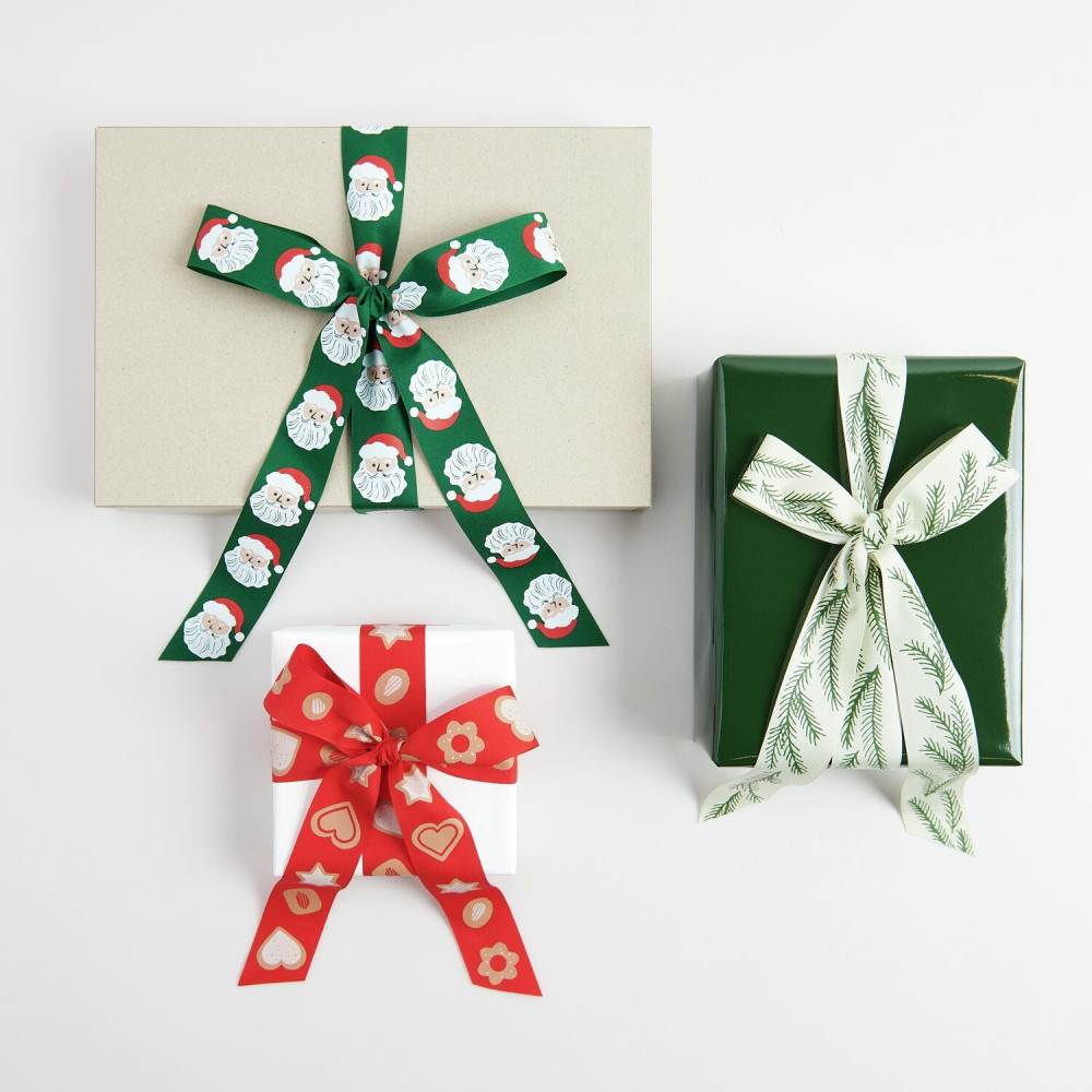 Taffeta ribbon Santa Claus - Paper Poetry - 38 mm x 3 m