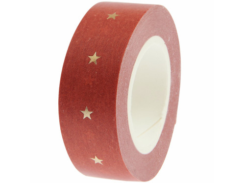 Washi tape Stars - Paper Poetry - red 15 mm x 10 m