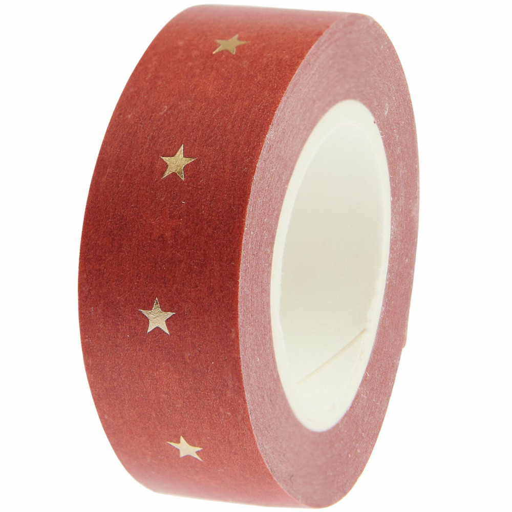Washi tape Stars - Paper Poetry - red 15 mm x 10 m