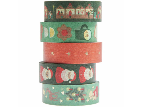 Set of washi tape Christmas Market - Paper Poetry - 4 pcs.