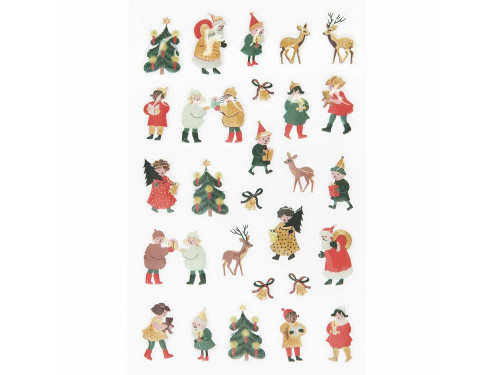 Gel Christmas stickers - Paper Poetry - 27 pcs.