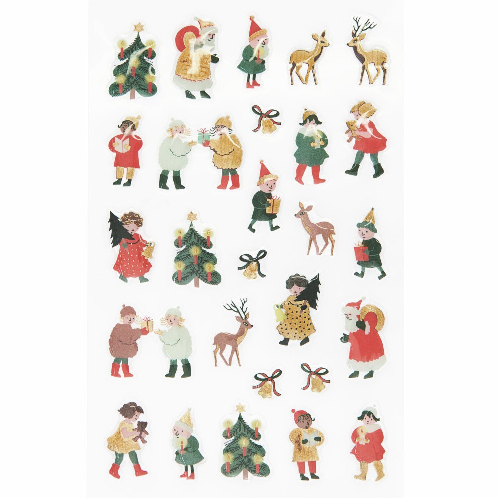 Gel Christmas stickers - Paper Poetry - 27 pcs.