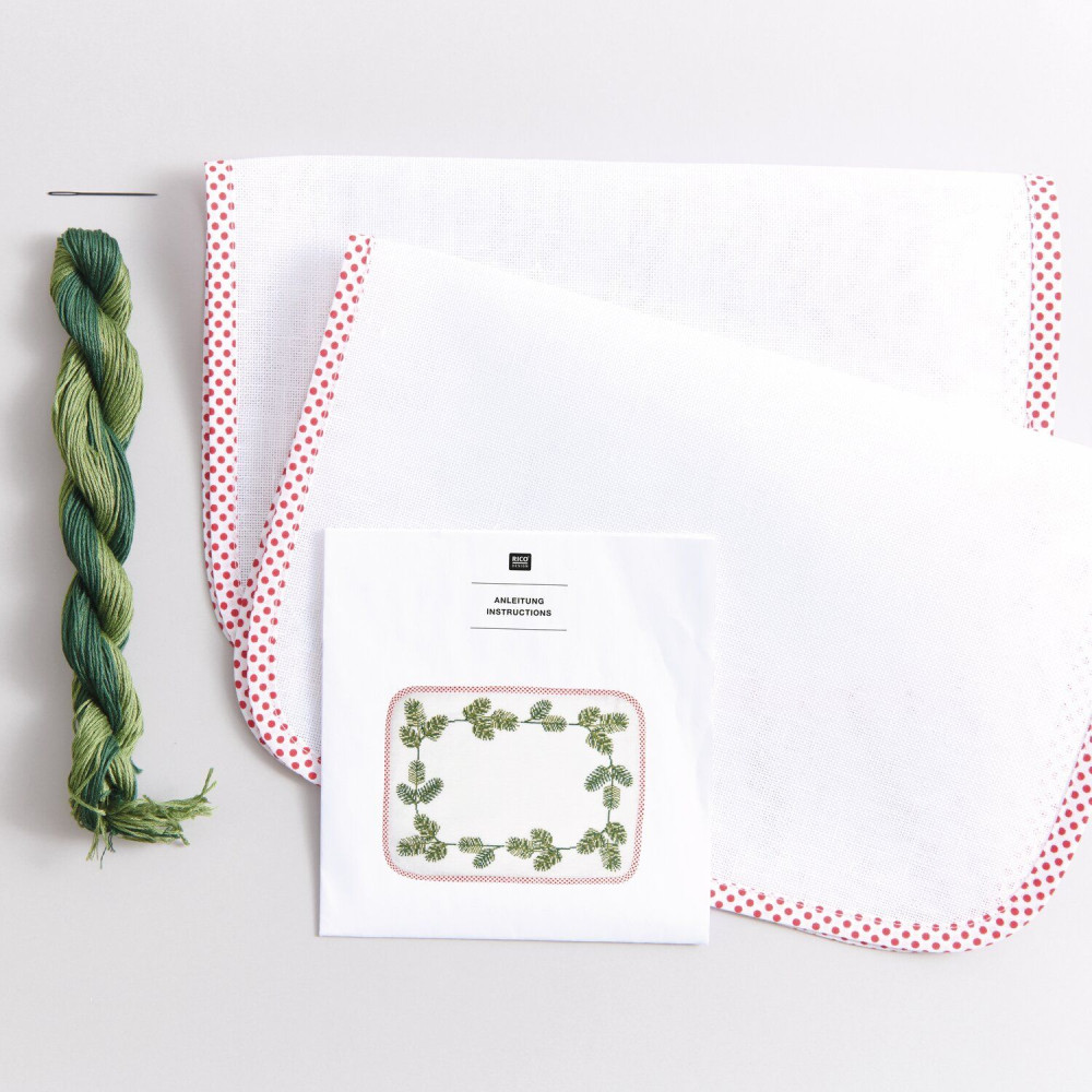 Embroidery Kit - Rico Design - Pine Branches