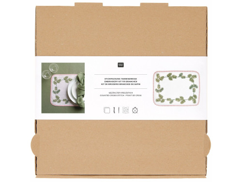 Embroidery Kit - Rico Design - Pine Branches