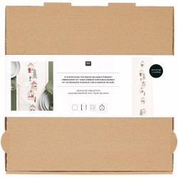 Embroidery Kit Table Runner - Rico Design - Christmas Market