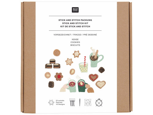 Embroidery Stick and Stitch Kit  - Rico Design - Cookies