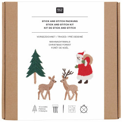 Embroidery Stick and Stitch Kit  - Rico Design - Christmas Forest
