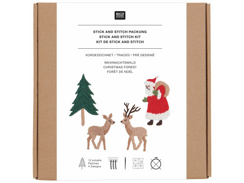 Embroidery Stick and Stitch Kit  - Rico Design - Christmas Forest
