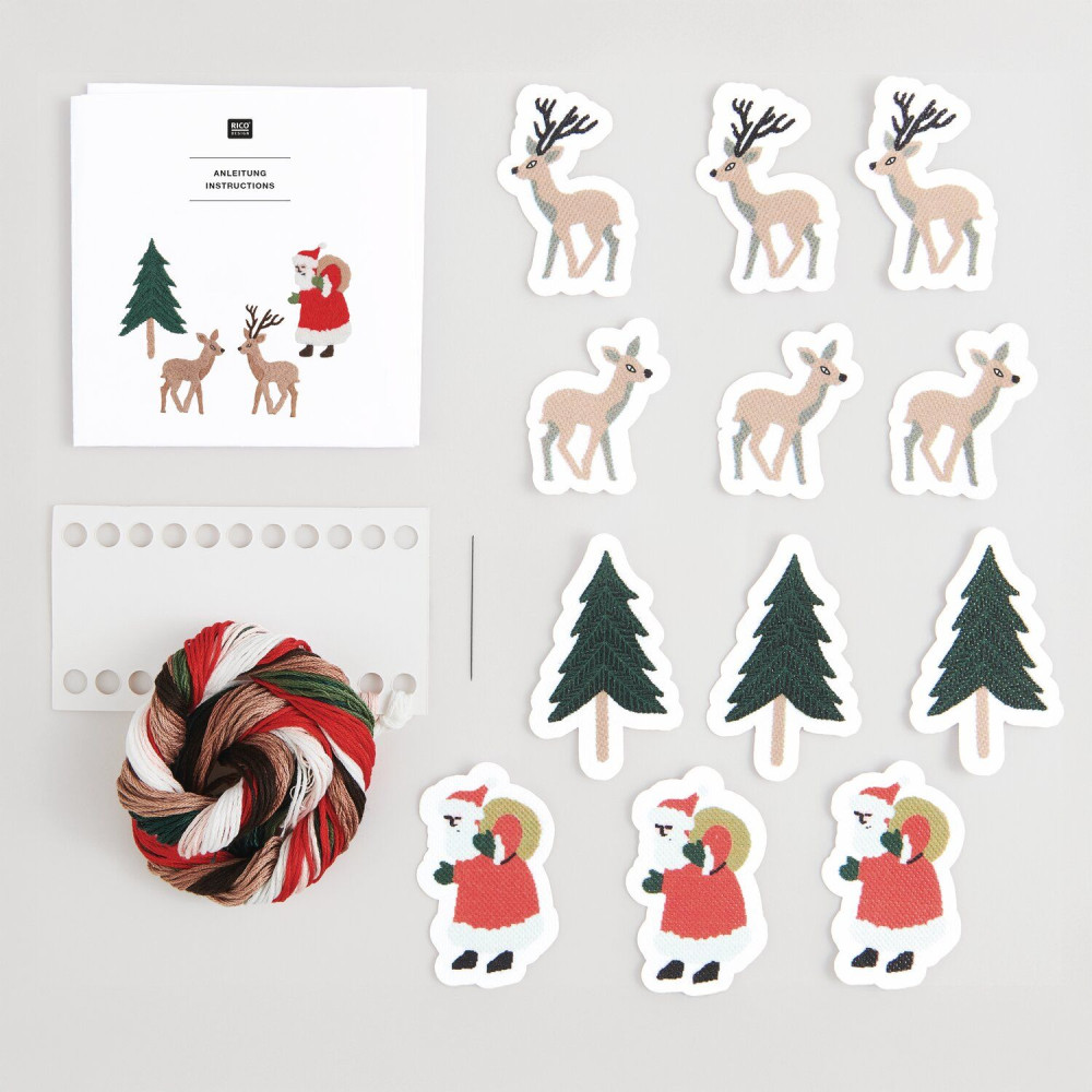 Embroidery Stick and Stitch Kit  - Rico Design - Christmas Forest