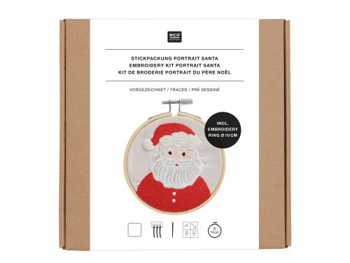 Embroidery Kit  - Rico Design - Santa Claus