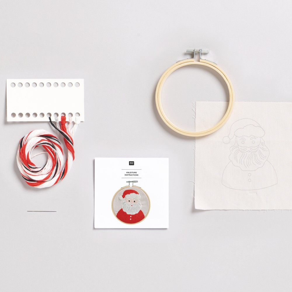 Embroidery Kit  - Rico Design - Santa Claus