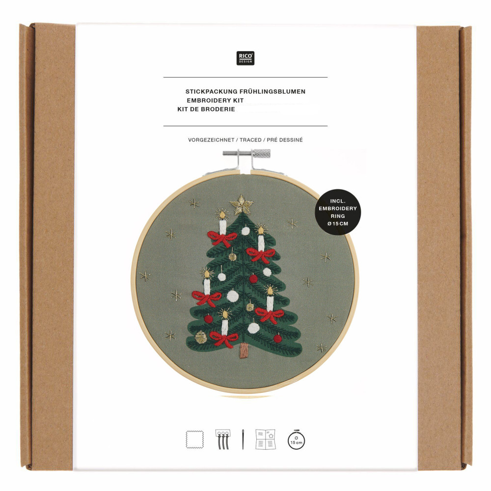 Embroidery Kit  - Rico Design - Christmas Tree