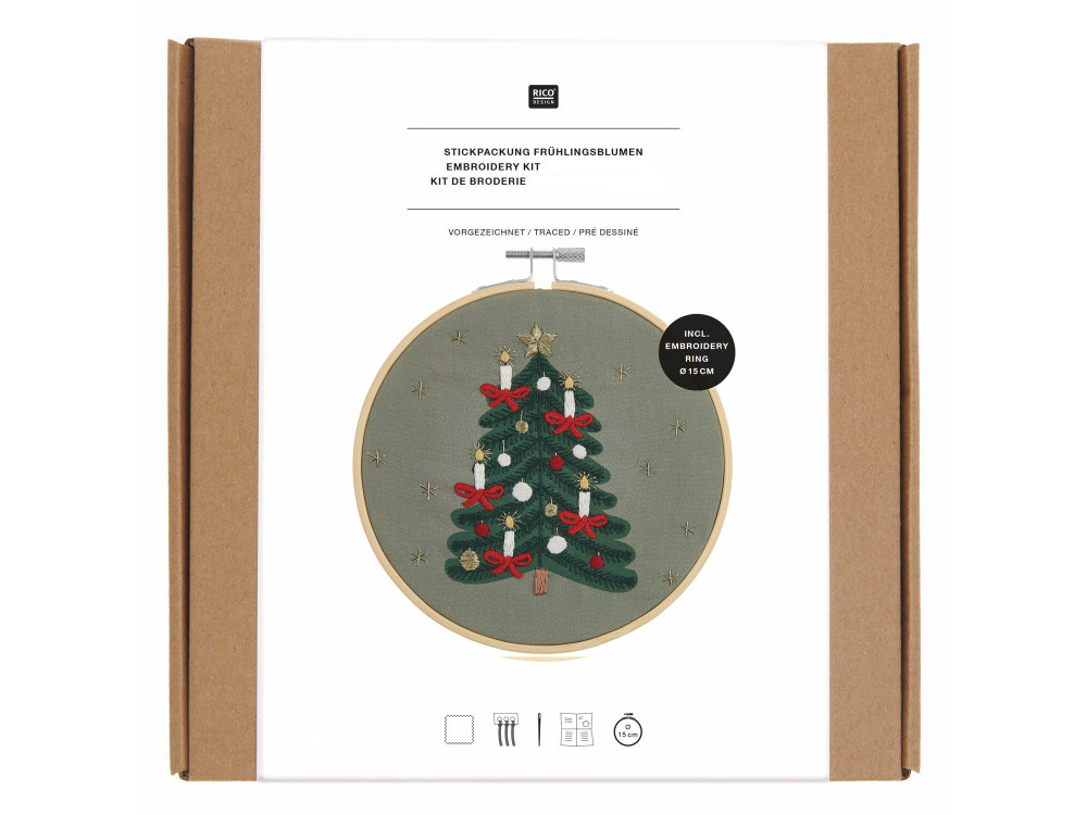 Embroidery Kit  - Rico Design - Christmas Tree