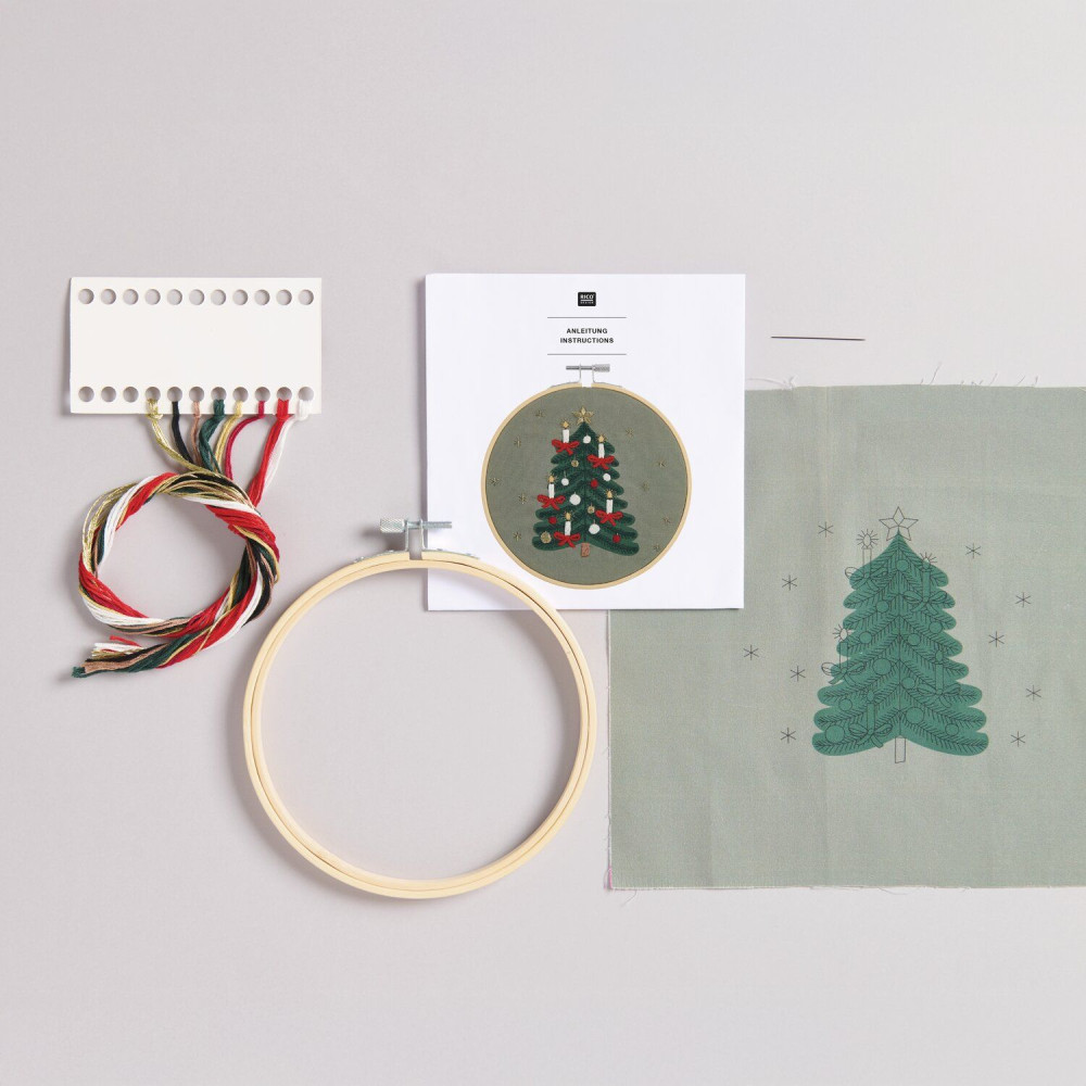 Embroidery Kit  - Rico Design - Christmas Tree