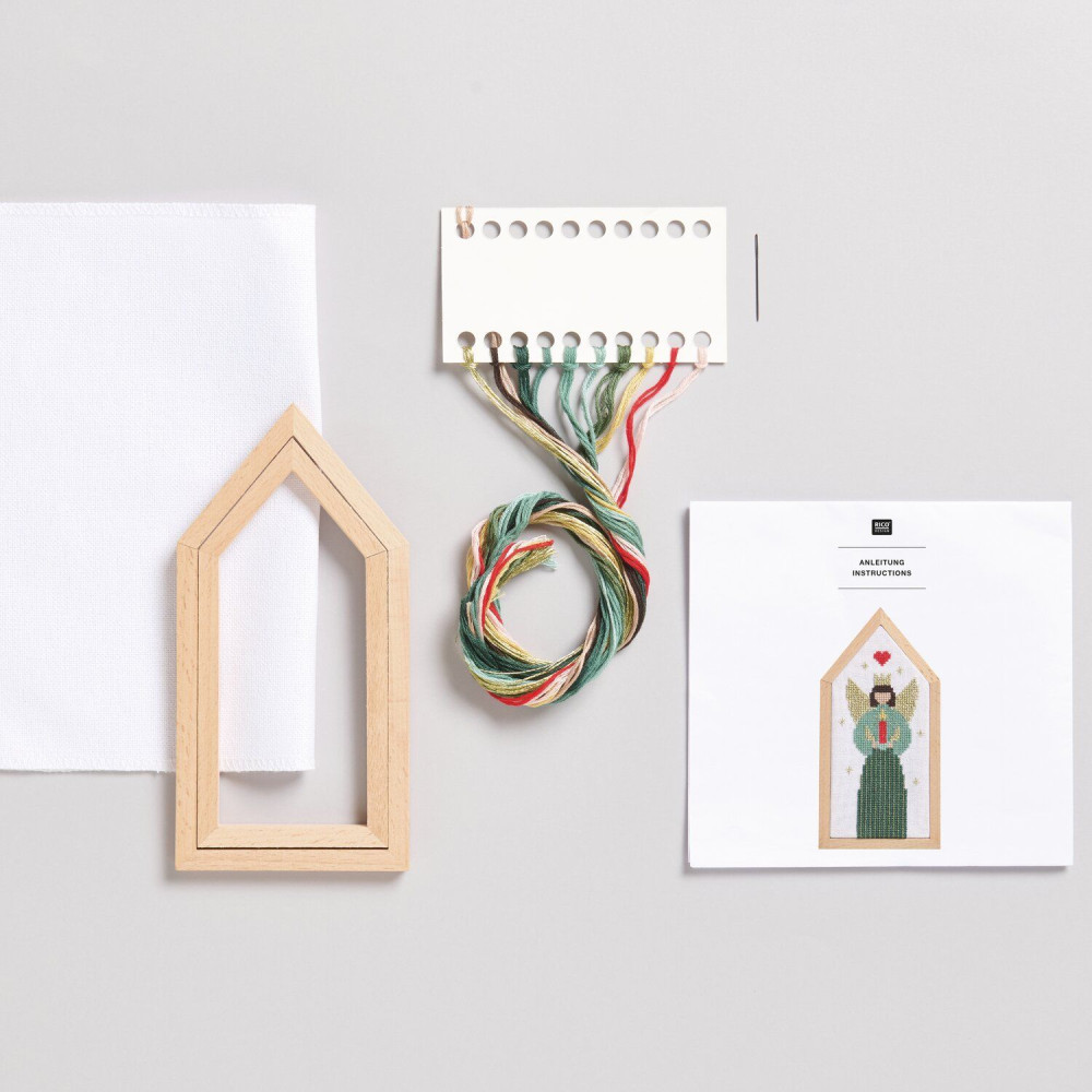 Embroidery Kit  - Rico Design - Angel with Candle