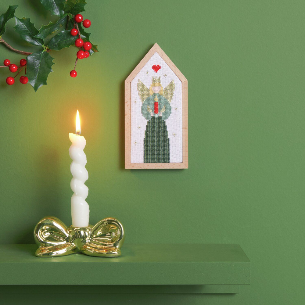 Embroidery Kit  - Rico Design - Angel with Candle