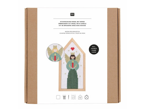 Embroidery Kit  - Rico Design - Angel with Candle