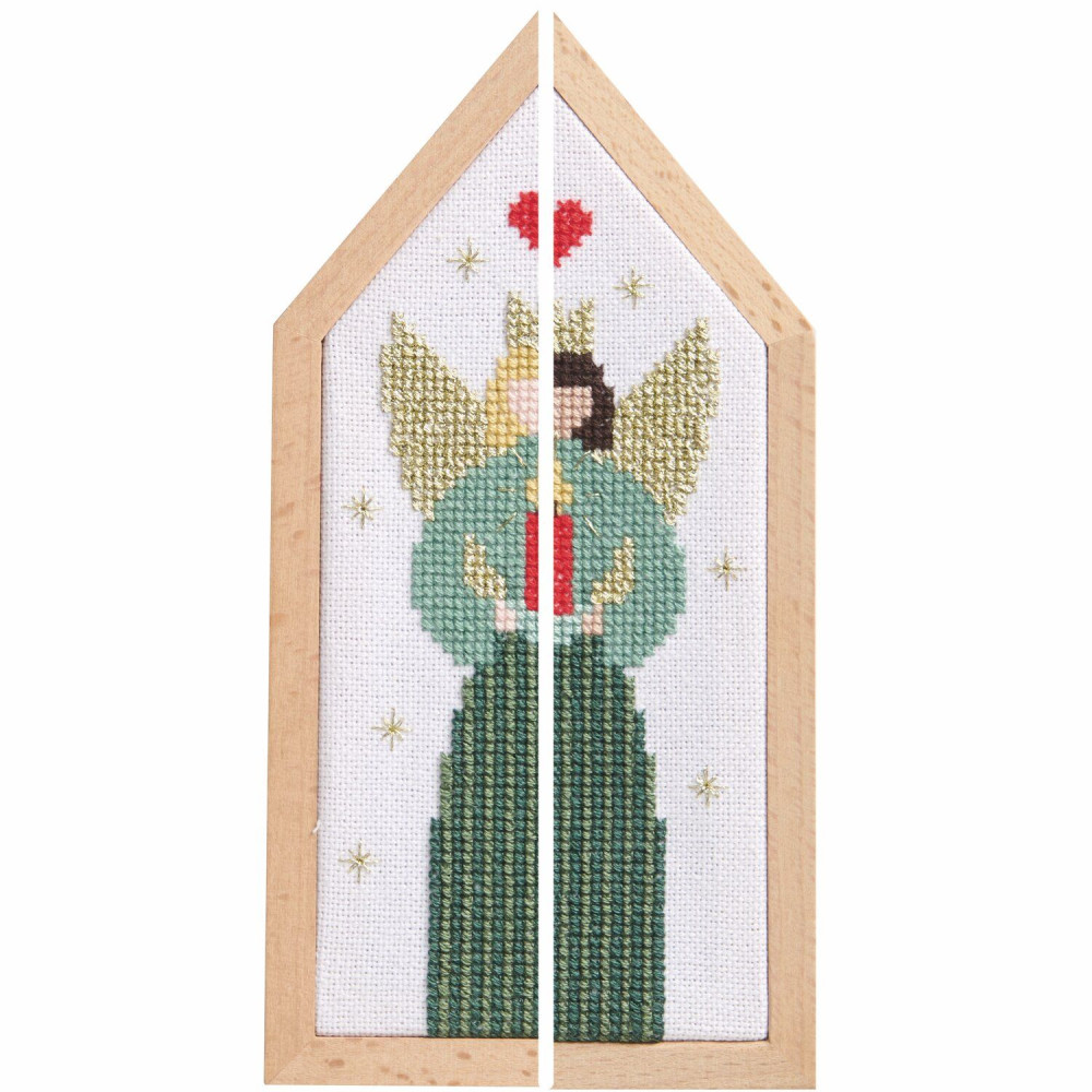 Embroidery Kit  - Rico Design - Angel with Candle