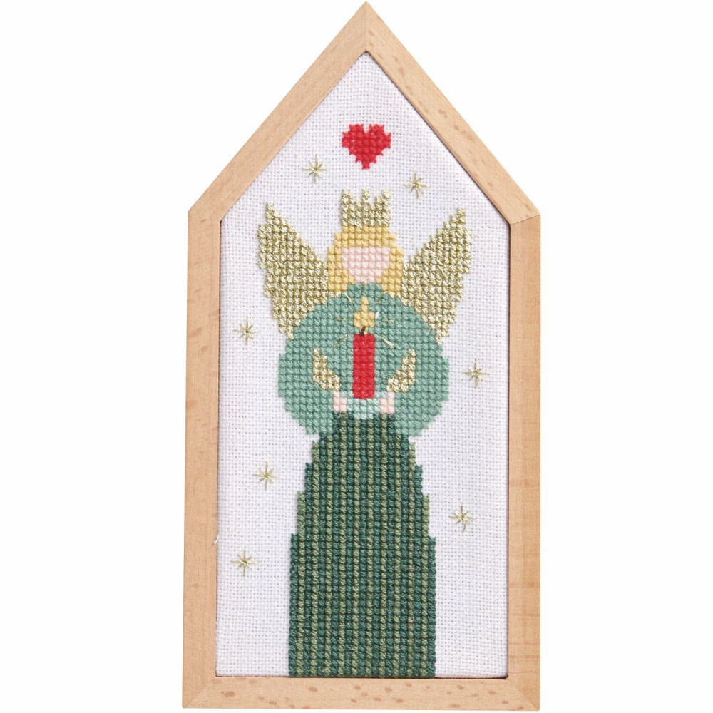 Embroidery Kit  - Rico Design - Angel with Candle