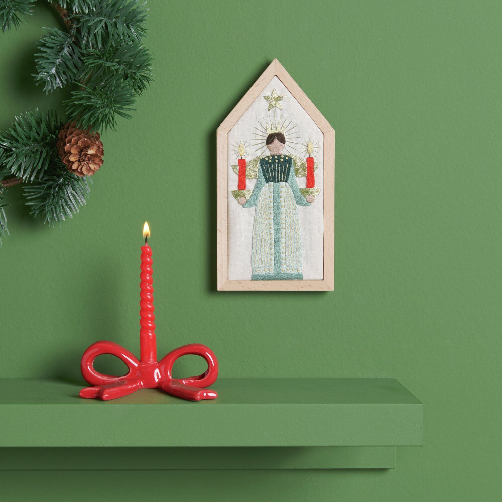 Zestaw świąteczny do haftu - Rico Design - Aniołek