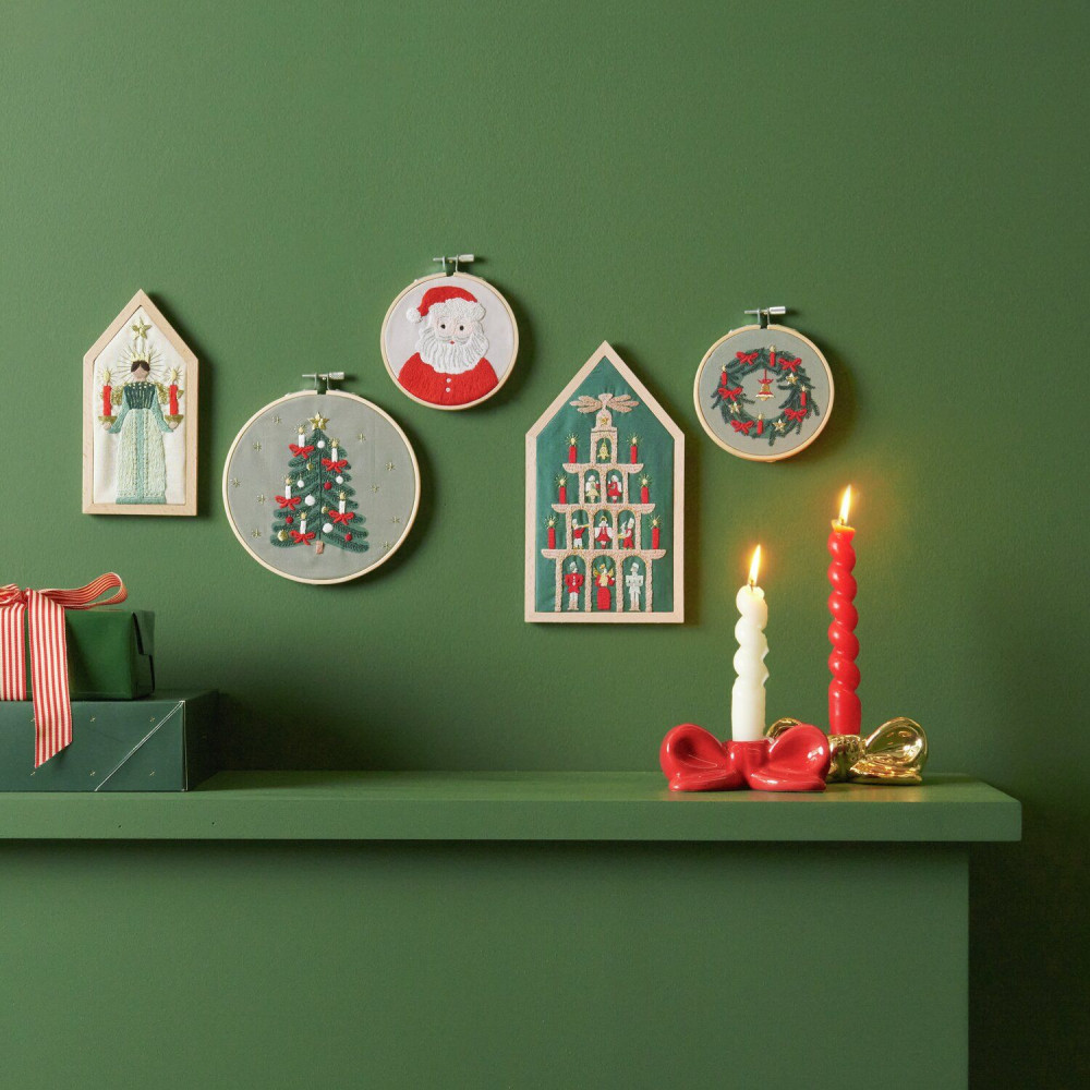 Embroidery Kit  - Rico Design - Christmas Wreath