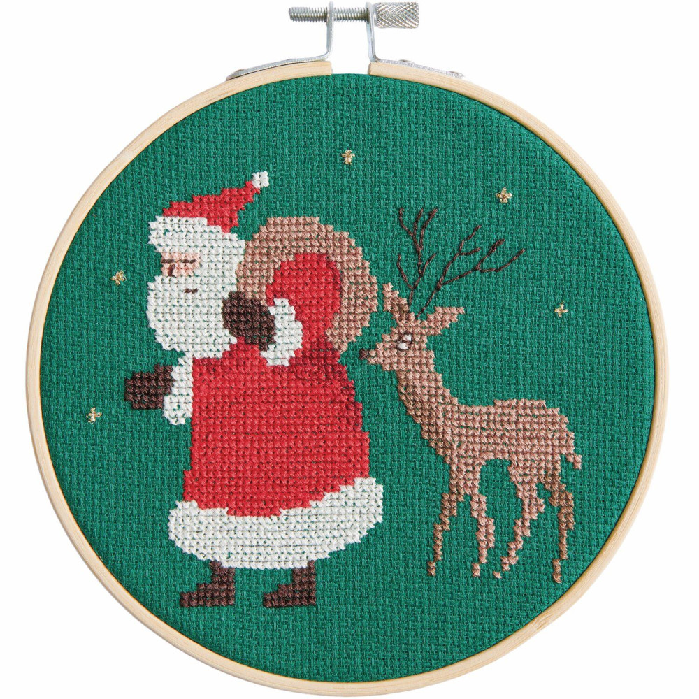 Embroidery Kit  - Rico Design - Santa and Deer