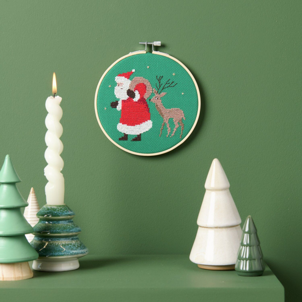 Embroidery Kit  - Rico Design - Santa and Deer