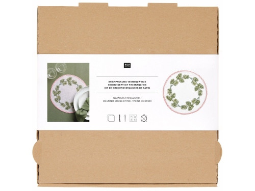 Embroidery Kit - Rico Design - Pine Branches 2