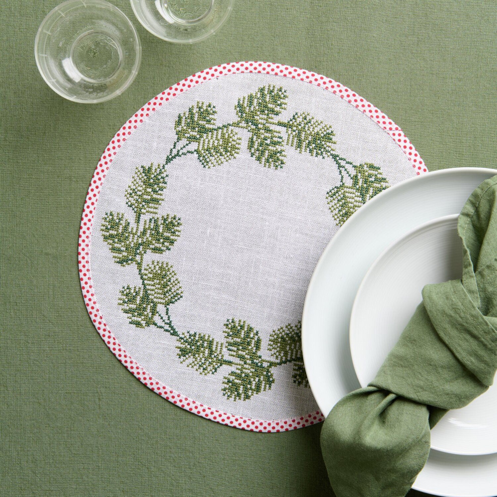 Embroidery Kit - Rico Design - Pine Branches 2