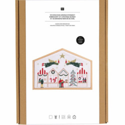 Zestaw świąteczny do haftu - Rico Design - Jarmark Świąteczny