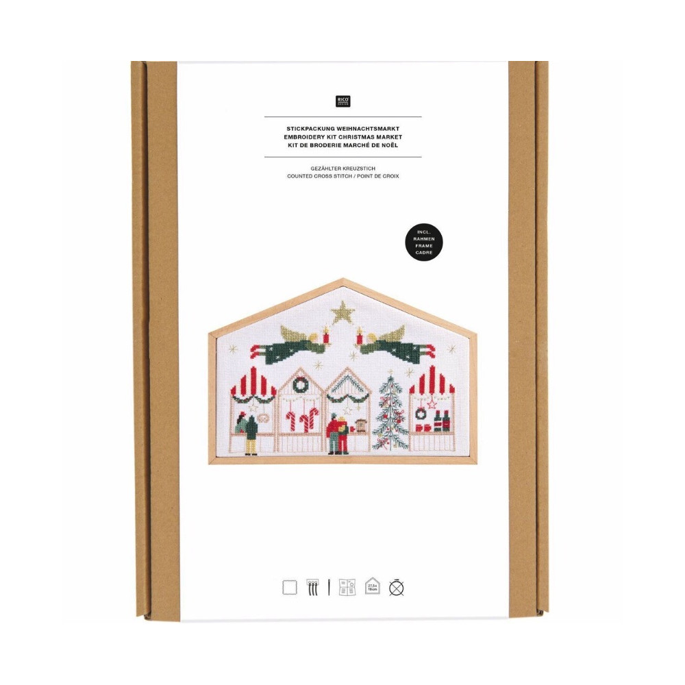 Embroidery Kit  - Rico Design - Christmas Market