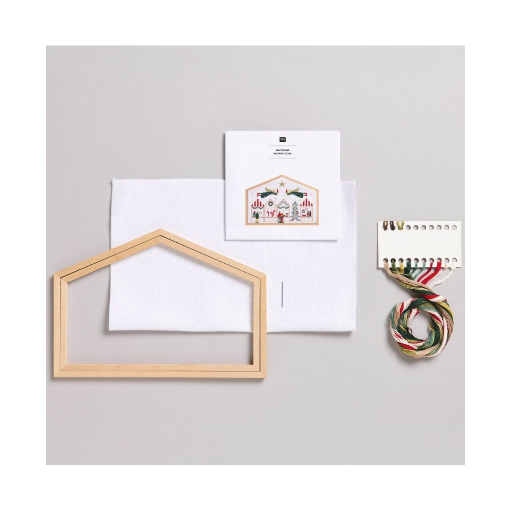 Embroidery Kit  - Rico Design - Christmas Market