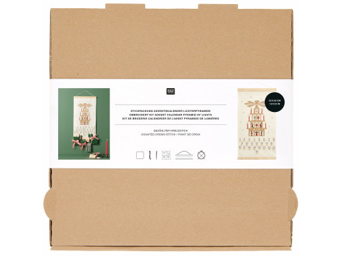 Embroidery Kit Advent Calendar - Rico Design - Pyramid of Lights