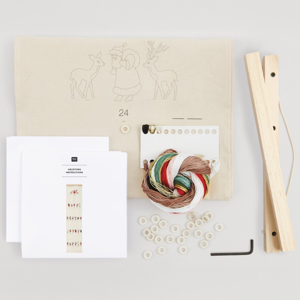 Embroidery Kit Advent Calendar - Rico Design - Children