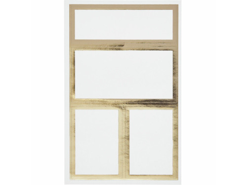 Self-adhesive gift labels - Paper Poetry - gold 12 pcs.