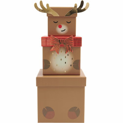 Set of cardboard gift boxes Reindeer - Rico Design - 3 pcs.