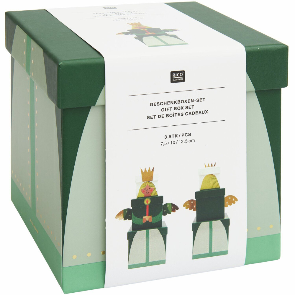Zestaw pudełek prezentowych Aniołek - Rico Design - 3 szt.