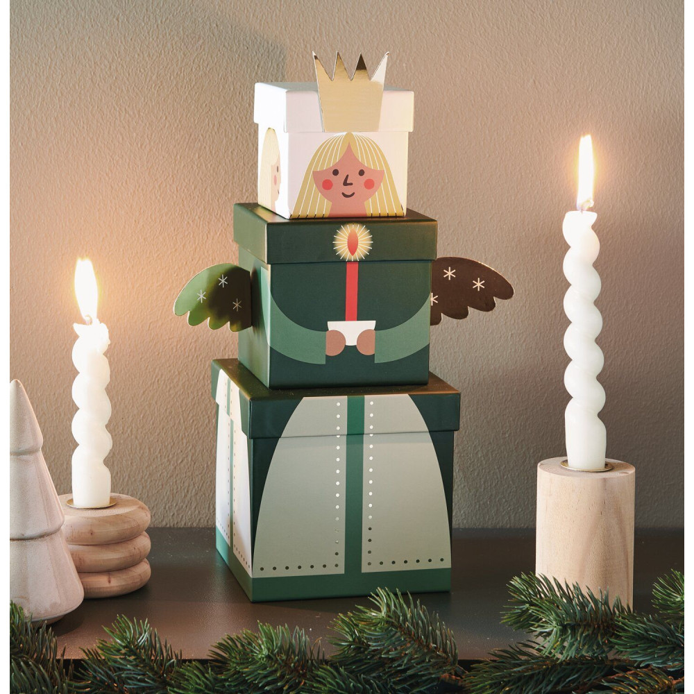 Zestaw pudełek prezentowych Aniołek - Rico Design - 3 szt.