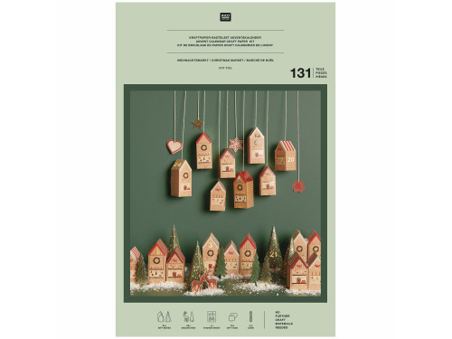 Advent calendar Christmas Market - Rico Design - 24 pcs.