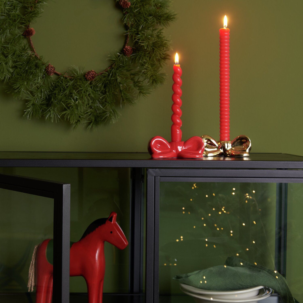 Wooden Horse figurine - Rico Design - red 23,5 cm