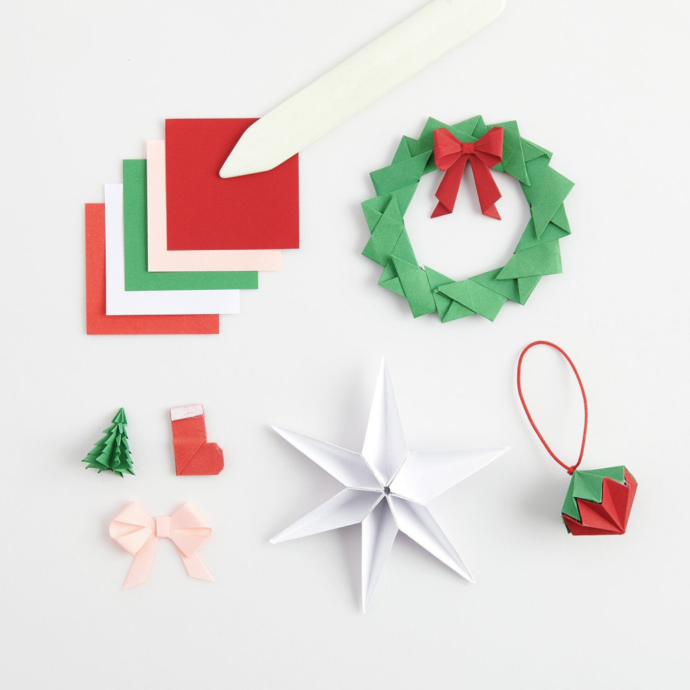 Origami paper Mini Christmas - Paper Poetry - 5 x 5 cm 100 sheets