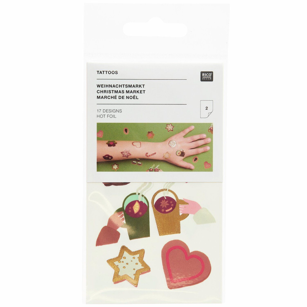 Tattoos Christmas Market - Rico Design - 17 pcs.