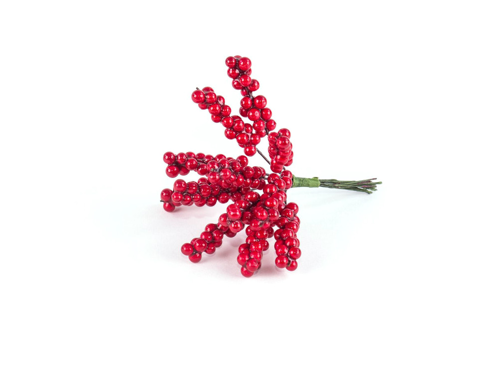 Jarzębina ozdobna na druciku wiązka - 12 szt.